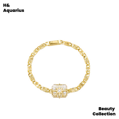 Gold Plated Morning Star Bracelet - New Year Geometric Chain Minimalist Gift