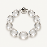 Lucent Rock Crystal Sugar Bean Bracelet