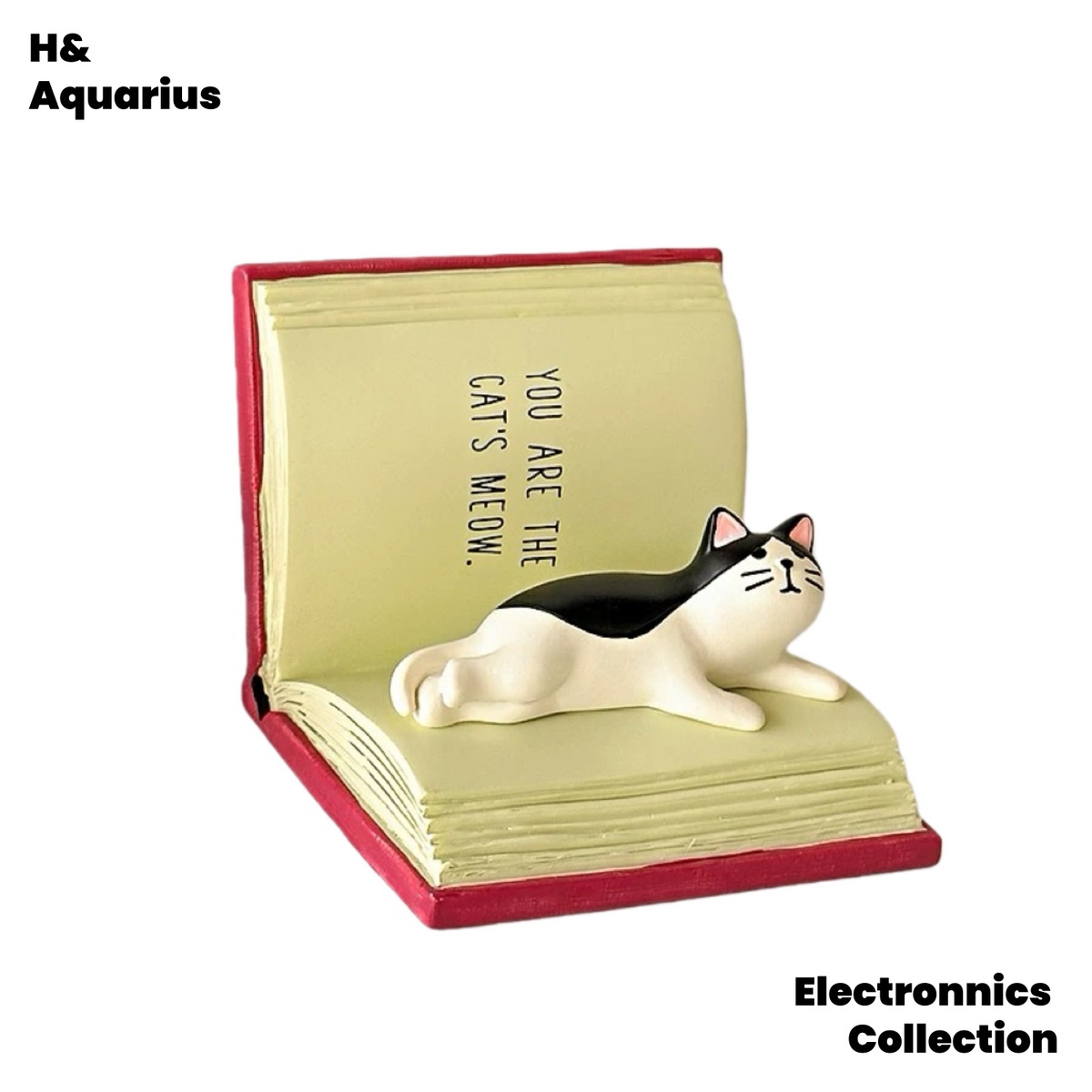 Cute days cat cartoon mobile phone holder cute cat desktop ornament support frame desk mobile phone holder