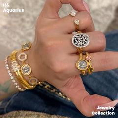 925 Silver & Zirconia Prologue of Time Ring - Vintage Style Minimalist Statement Ring
