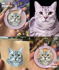 Custom Pet Portraits on Leather