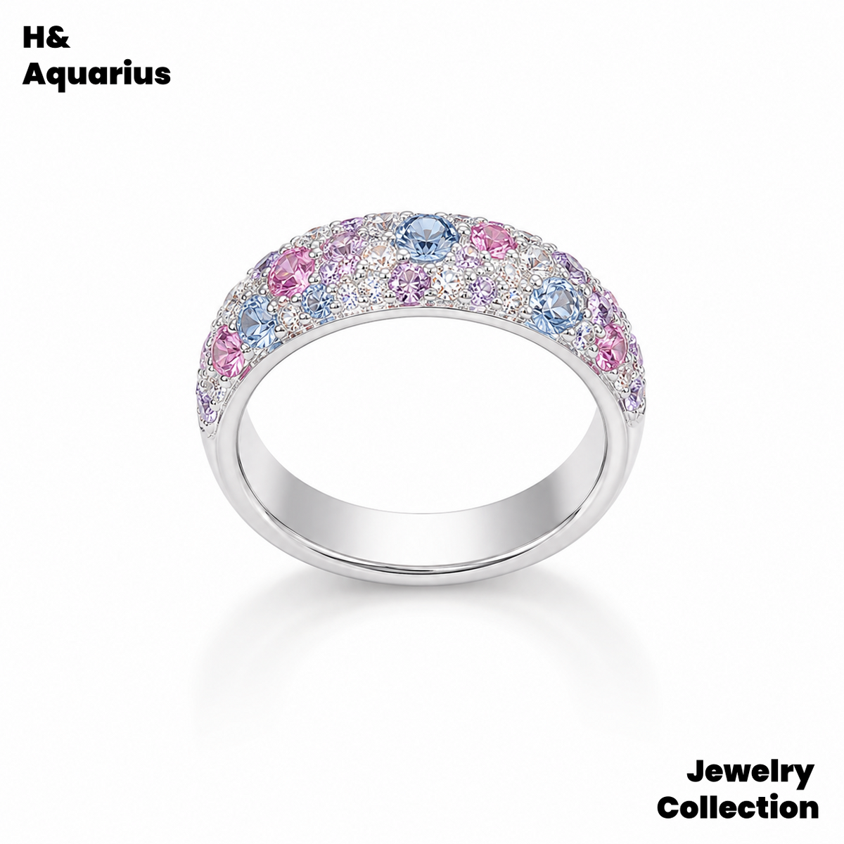 925 Silver & Zirconia Starry Ring - Minimalist Luxury Everyday Fashion Ring