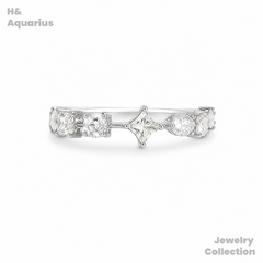 925 Silver & Zirconia Star Island Overture Ring - Minimalist Luxury Statement Ring
