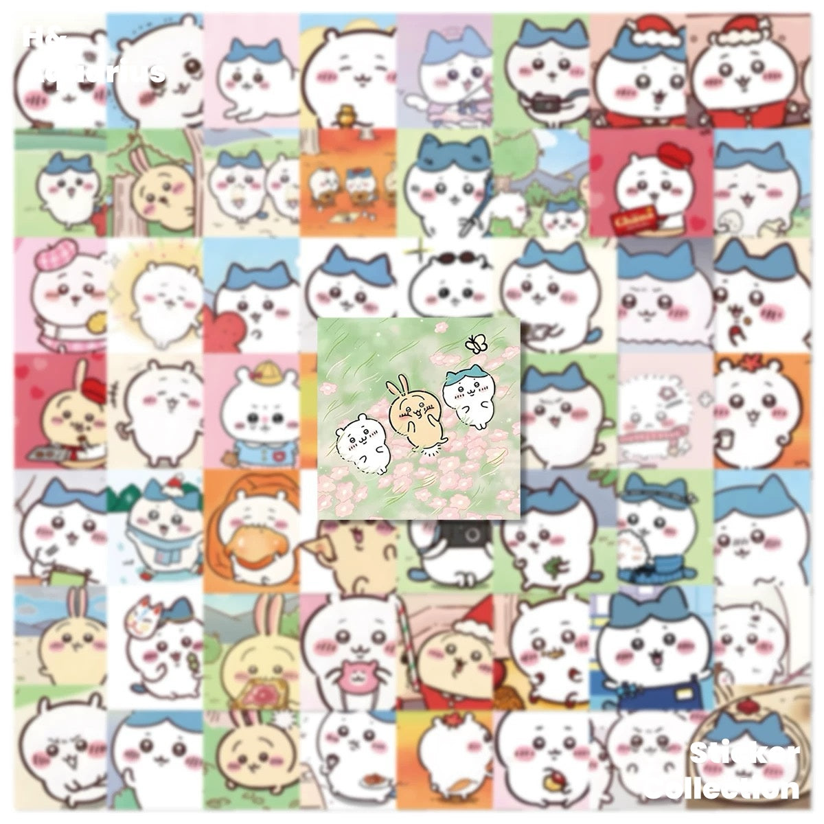 460 Chiikawa stickers cute cartoon DIY high value notebook decoration waterproof stickers