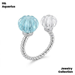 Venus Ocean Ring - 925 Silver Crystal Minimalist Luxury Ring