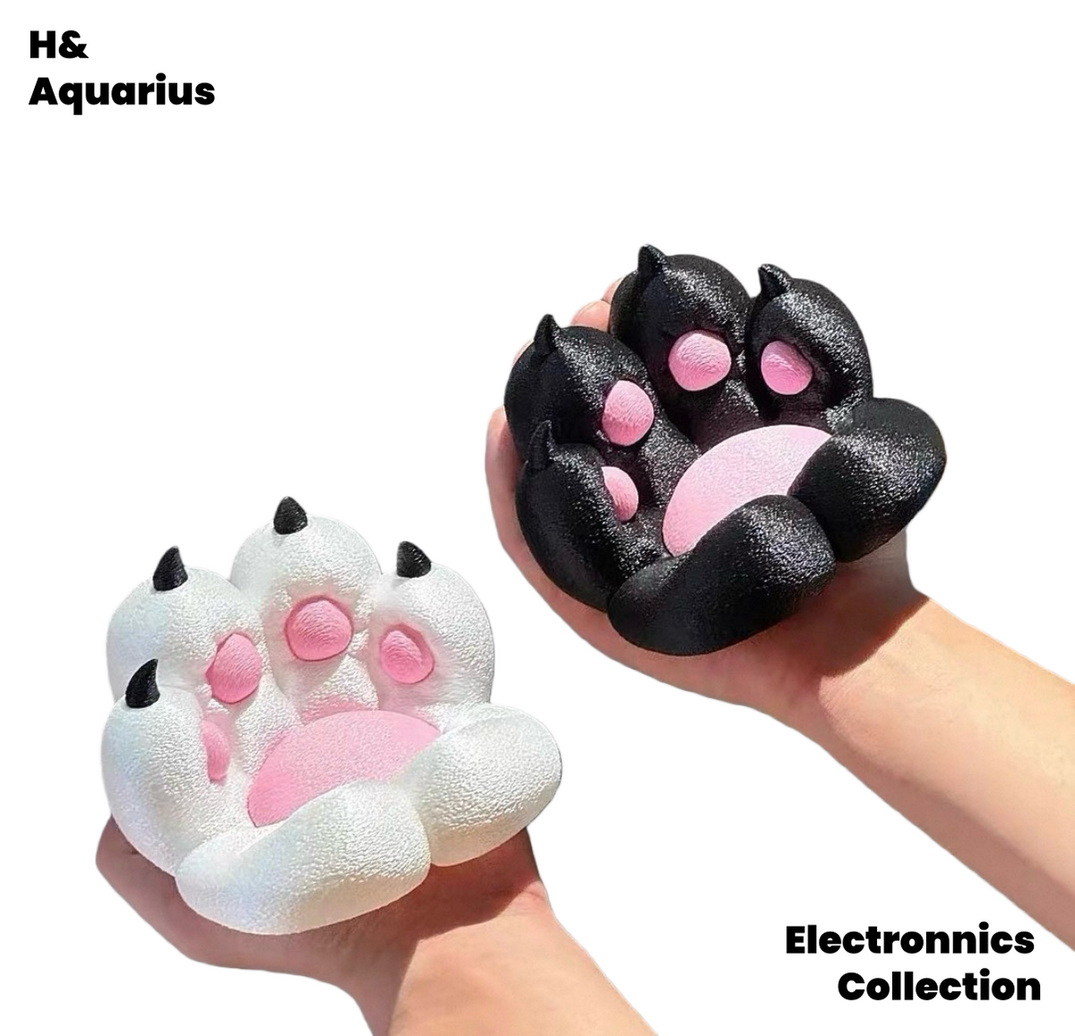 3D printing cat paw mobile phone holder desktop lazy tablet support frame bedside creative high-value ornaments office mobile phone holder student dormitory support frame drama chasing artifact