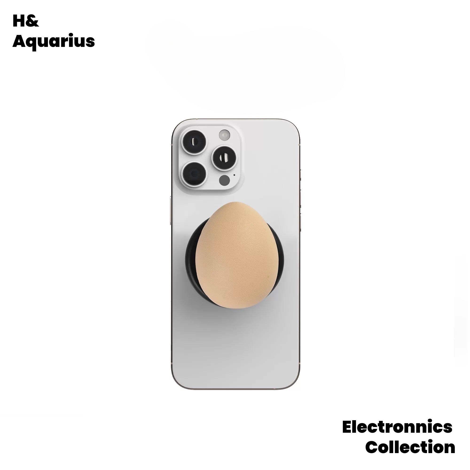 Cute egg mobile phone magnetic stand suitable for Magsafe telescopic phone holder