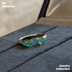 925 Silver & Zirconia Stardust Ring - Minimalist Everyday Stackable Ring