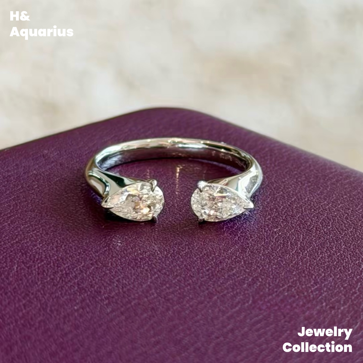 925 Silver & Zirconia Stardust Ring - Minimalist Everyday Stackable Ring