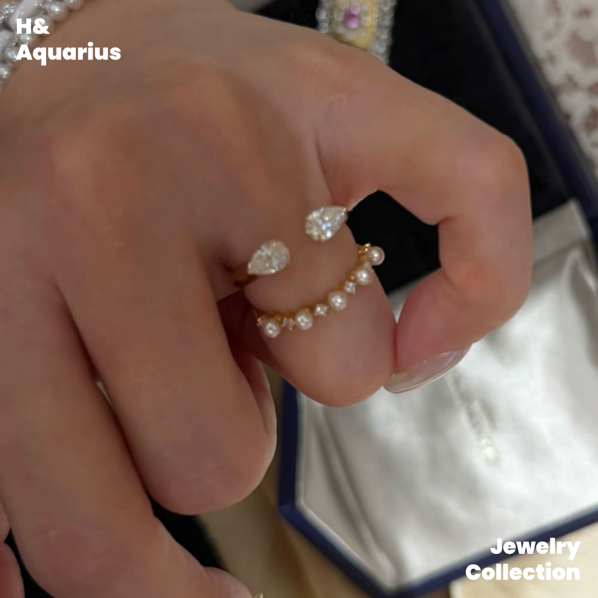 925 Silver & Zirconia Stardust Ring - Minimalist Everyday Stackable Ring