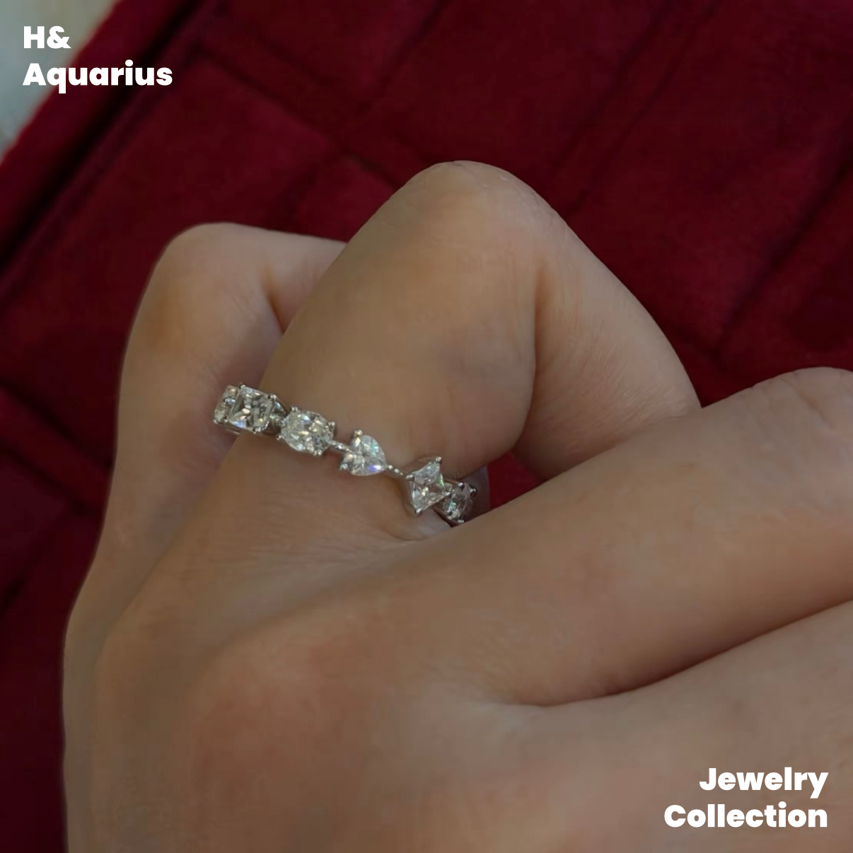 925 Silver & Zirconia Star Island Overture Ring - Minimalist Luxury Statement Ring