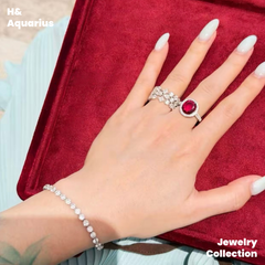 925 Silver & Zirconia Star Island Overture Ring - Minimalist Luxury Statement Ring