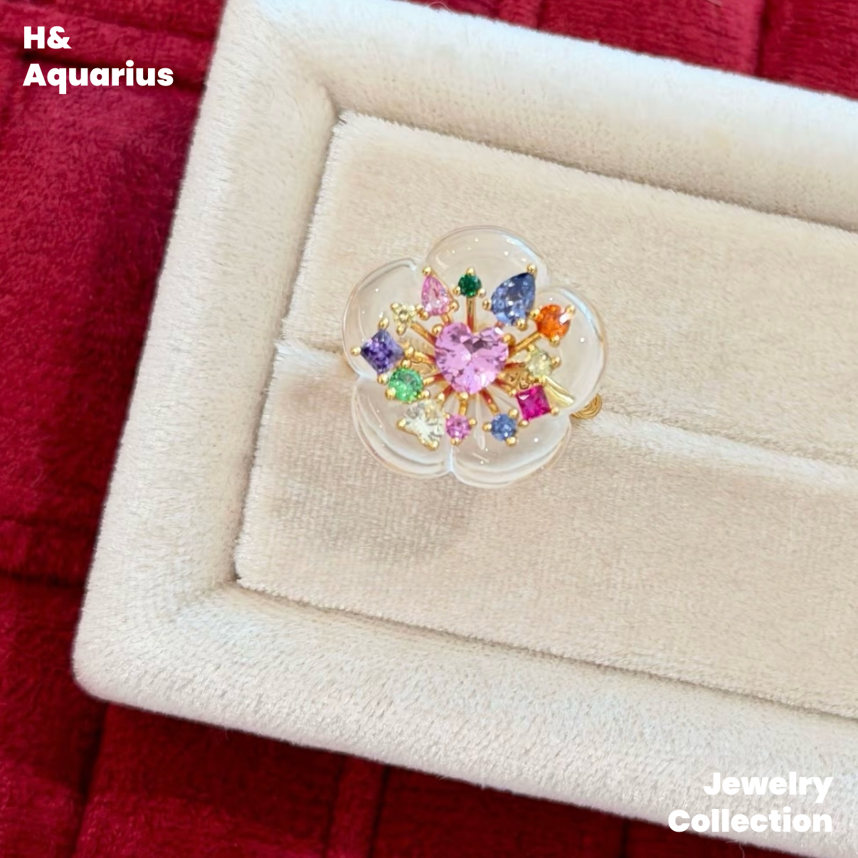 Candy Sparkle Ring - 925 Silver Crystal Colorful Minimalist Fashion Ring