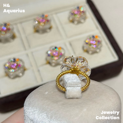 Candy Sparkle Ring - 925 Silver Crystal Colorful Minimalist Fashion Ring