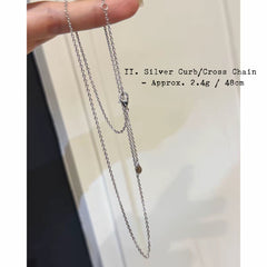 Chain: 925 Silver Olive Bead Chain - Handmade Minimalist Necklace Chain