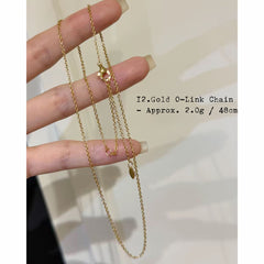 Chain: 925 Silver Olive Bead Chain - Handmade Minimalist Necklace Chain
