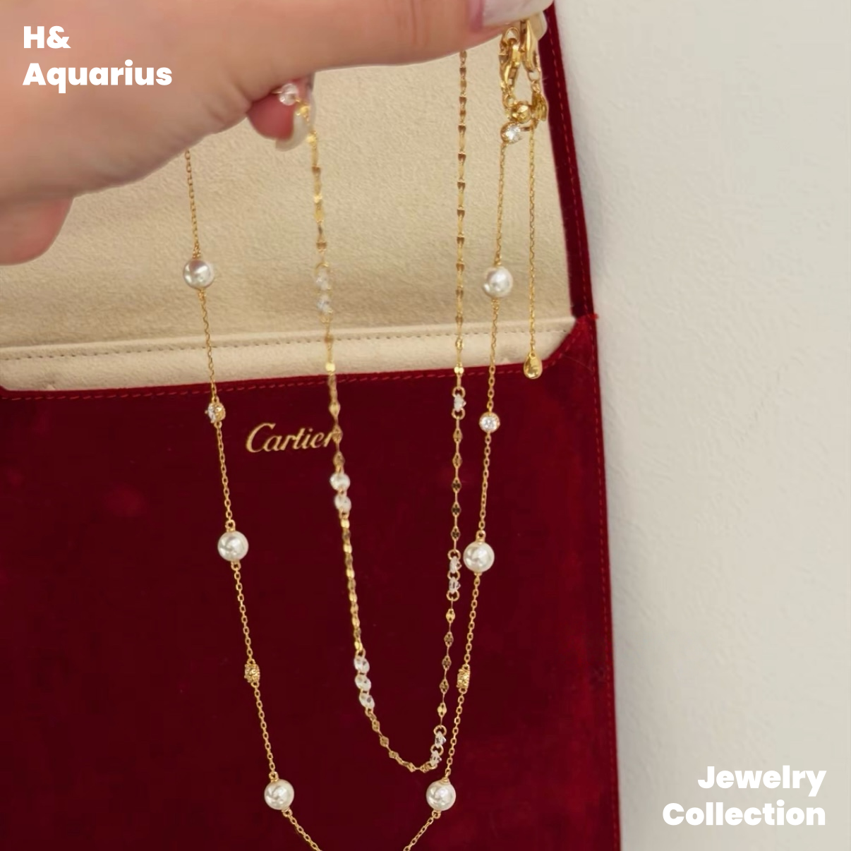 Chain: 925 Silver & Zirconia Split Light Necklace - Minimalist Layering Chain
