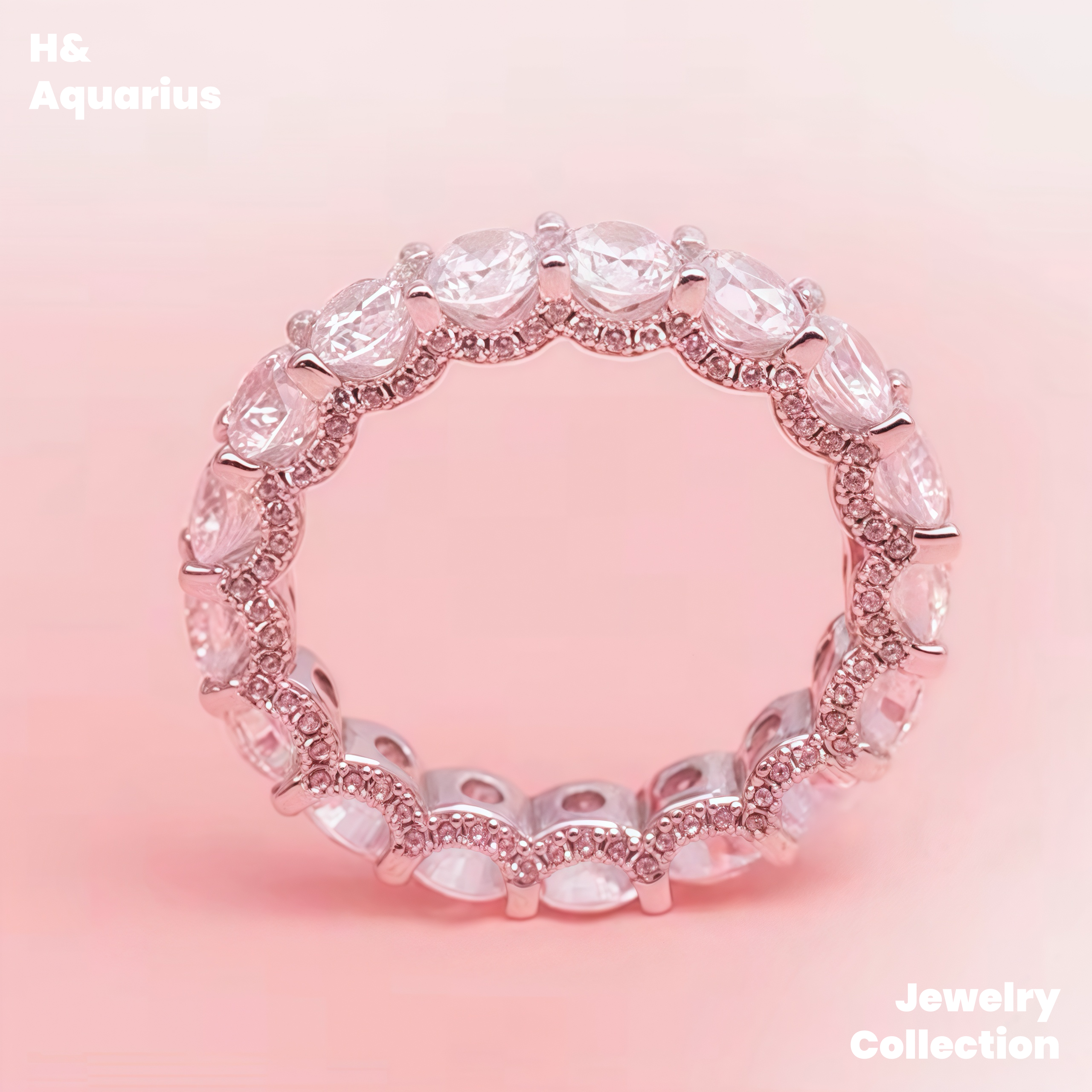 925 Silver & Zirconia "Snowflake Band" Ring - Luxury Minimalist Stackable Ring for Women