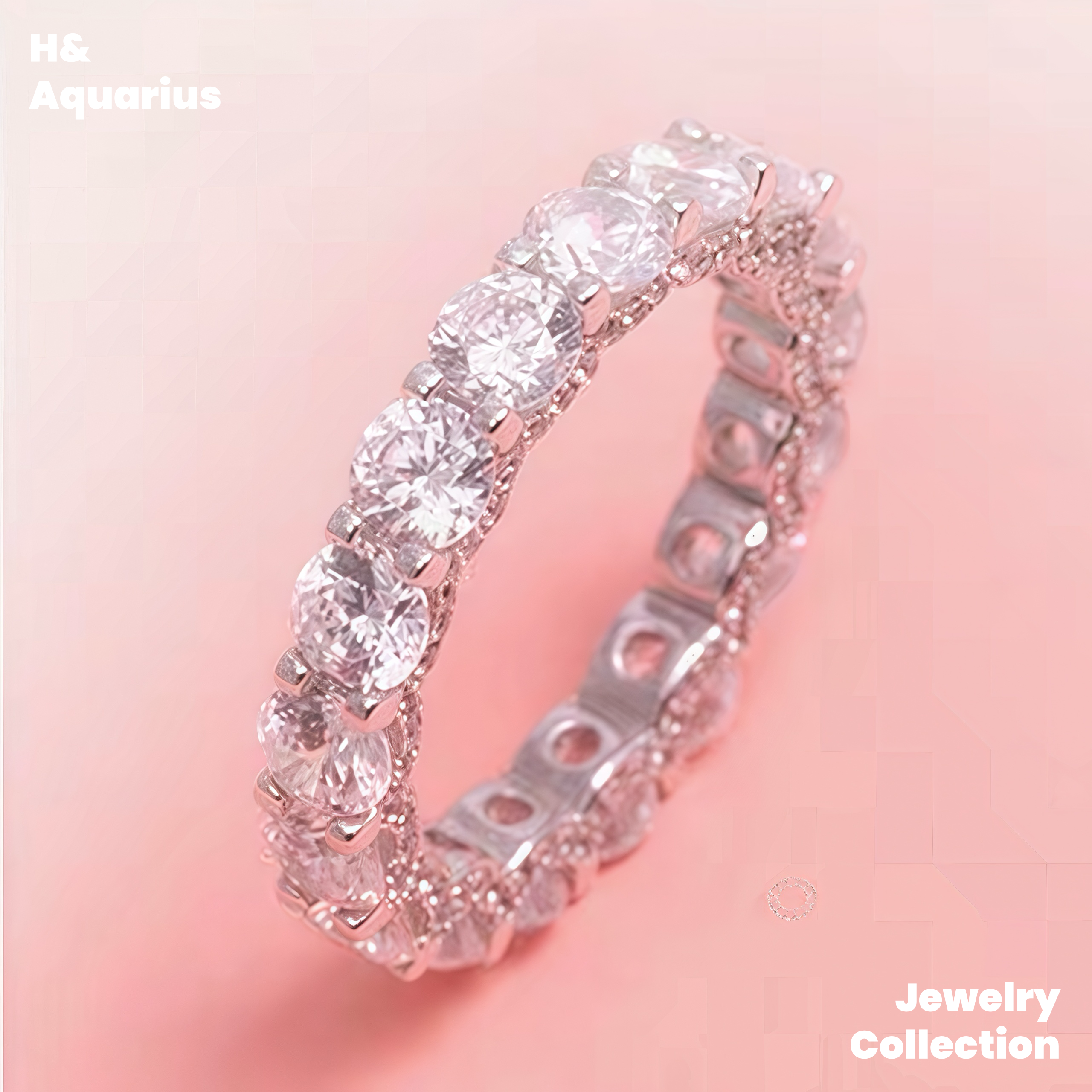 925 Silver & Zirconia "Snowflake Band" Ring - Luxury Minimalist Stackable Ring for Women
