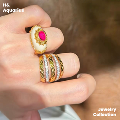 925 Silver & Zirconia "Mademoiselle Coco" Ring - Vintage Minimalist Stackable Ring