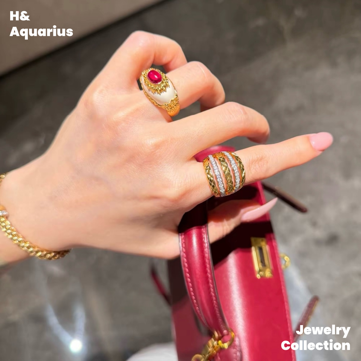 925 Silver & Zirconia "Mademoiselle Coco" Ring - Vintage Minimalist Stackable Ring