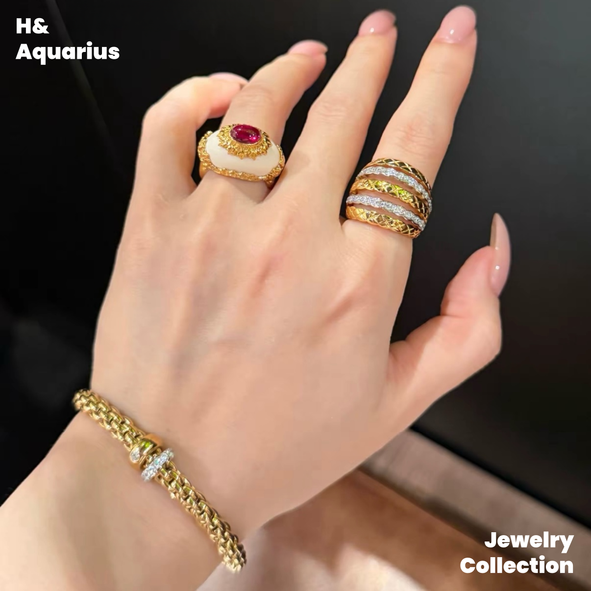 925 Silver & Zirconia "Mademoiselle Coco" Ring - Vintage Minimalist Stackable Ring