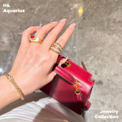 925 Silver & Zirconia "Mademoiselle Coco" Ring - Vintage Minimalist Stackable Ring
