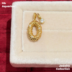 Pendant: 925 Silver & Zirconia "Love Number" Charm - Original Minimalist Pendant with Clasp