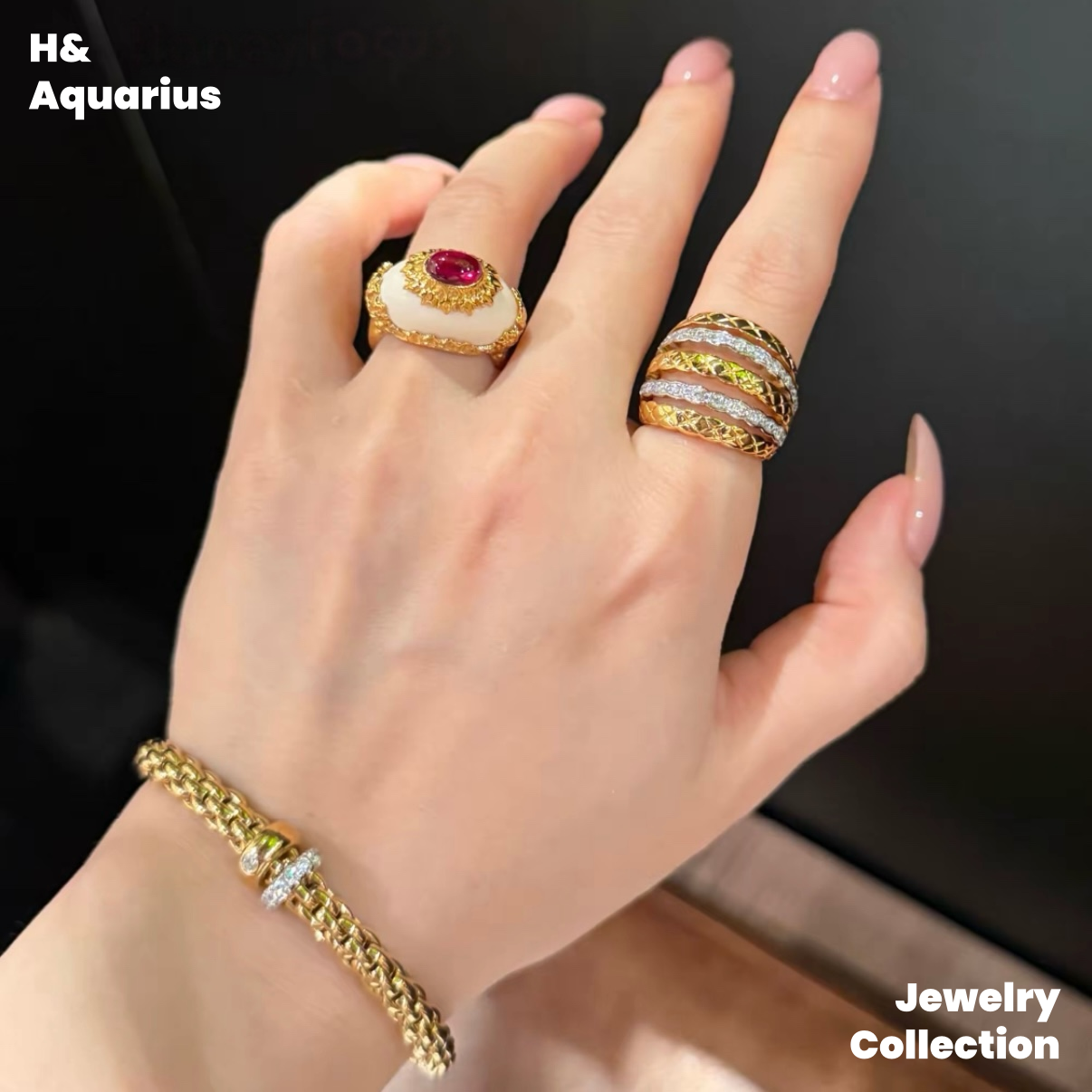Rose Crown Ring - 925 Silver Mammoth Ivory Vintage Statement Ring