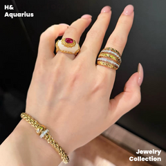 Rose Crown Ring - 925 Silver Mammoth Ivory Vintage Statement Ring