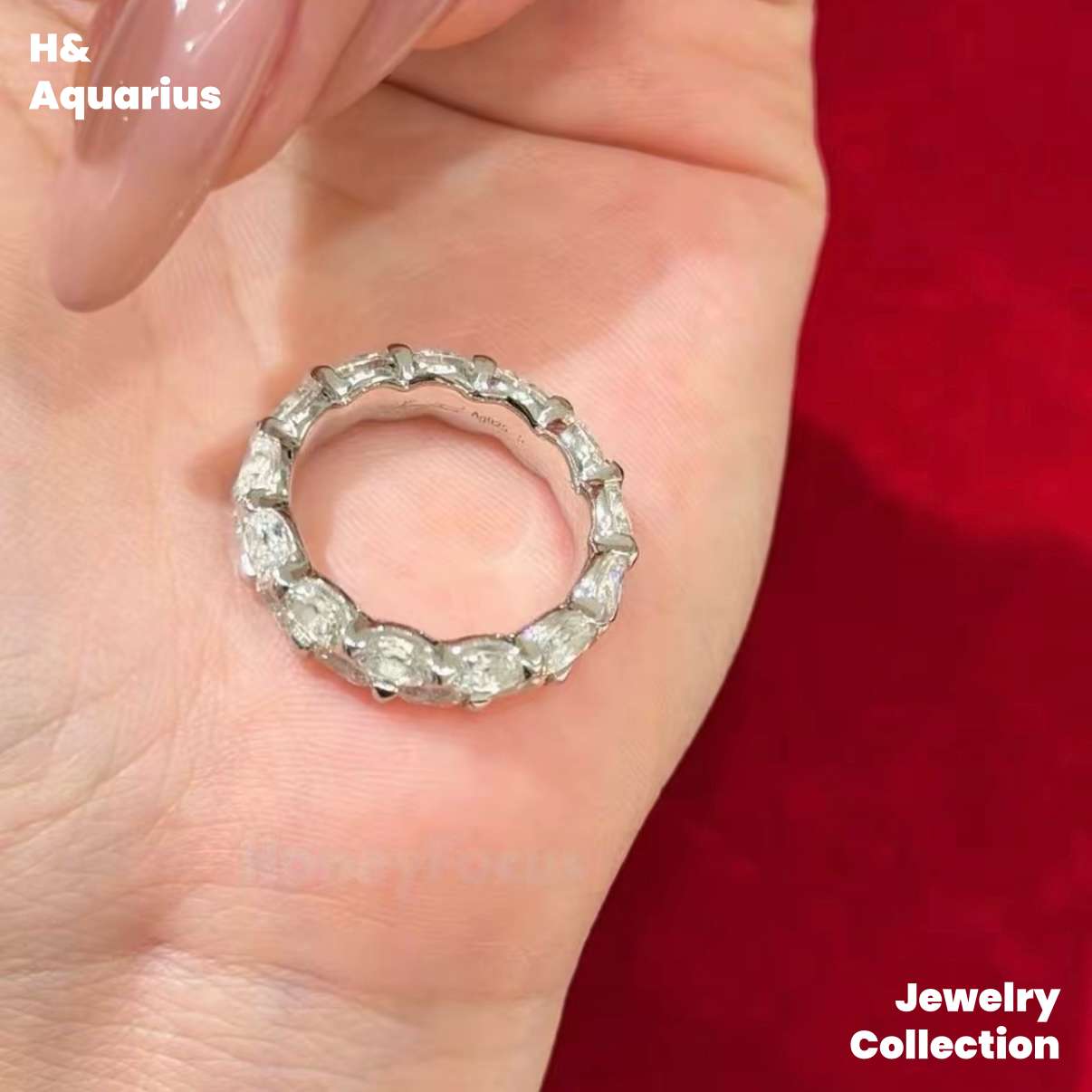 925 Silver & Zirconia Wave Star Band Ring - Minimalist Luxury Full Pavé Stackable Ring