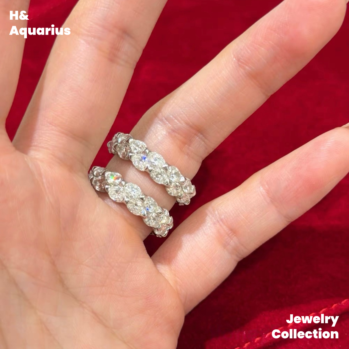 925 Silver & Zirconia Wave Star Band Ring - Minimalist Luxury Full Pavé Stackable Ring