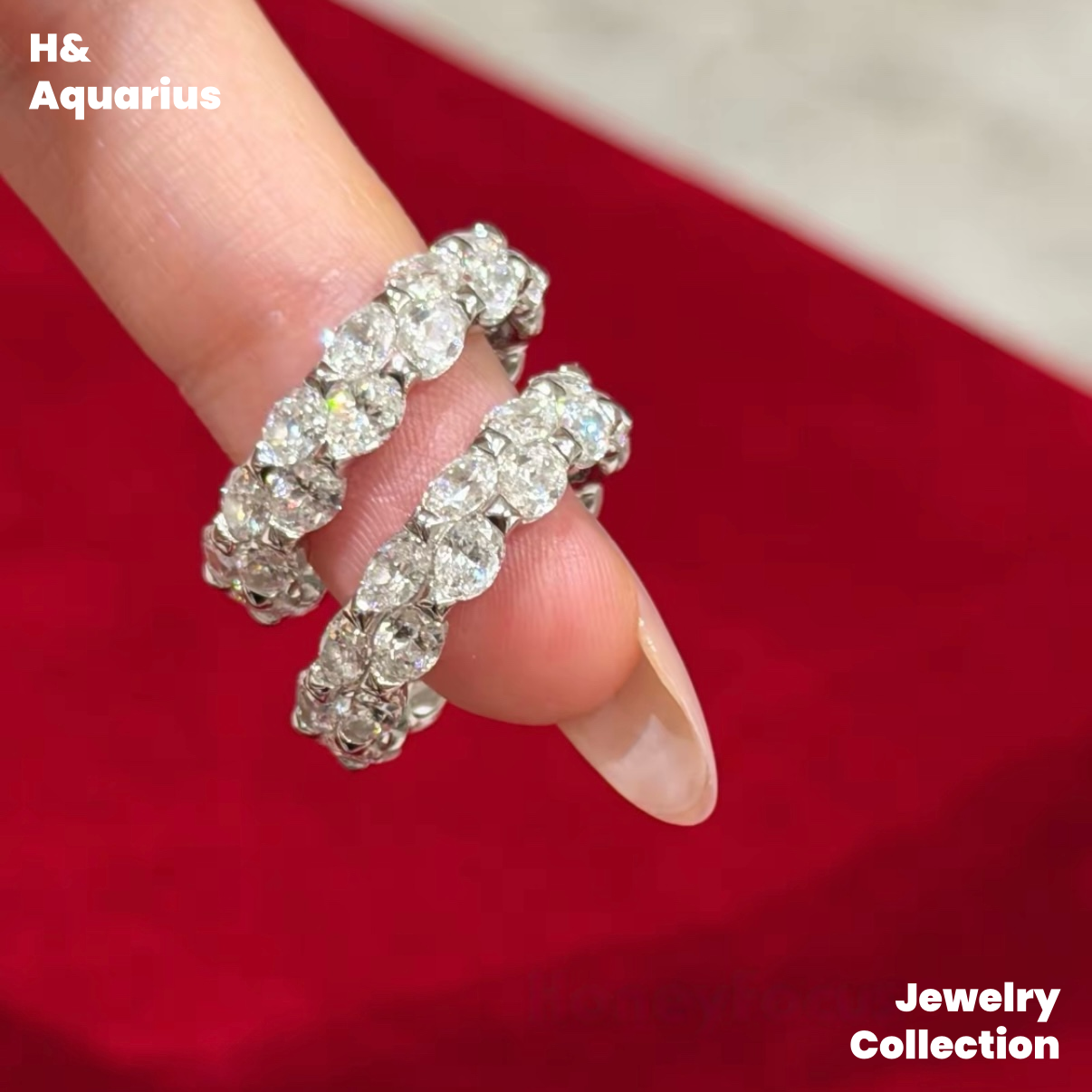 925 Silver & Zirconia Wave Star Band Ring - Minimalist Luxury Full Pavé Stackable Ring