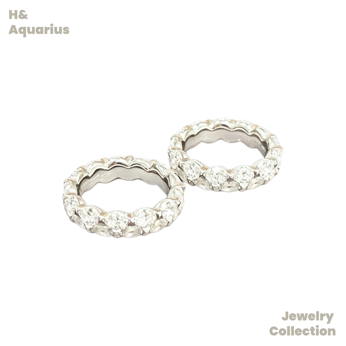925 Silver & Zirconia Wave Star Band Ring - Minimalist Luxury Full Pavé Stackable Ring