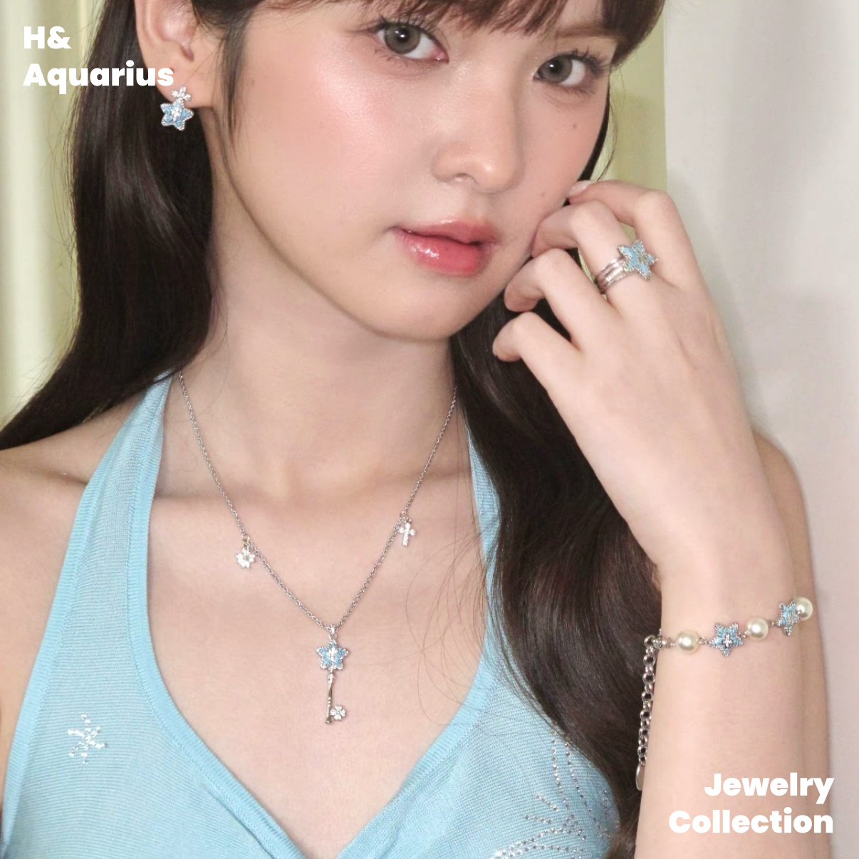 STAY MEDIOCRE "Starry Eden" Series Pearl Blue Bracelet - New Arrival Minimalist Chain for Women