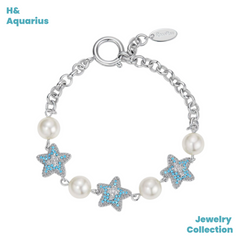 STAY MEDIOCRE "Starry Eden" Series Pearl Blue Bracelet - New Arrival Minimalist Chain for Women