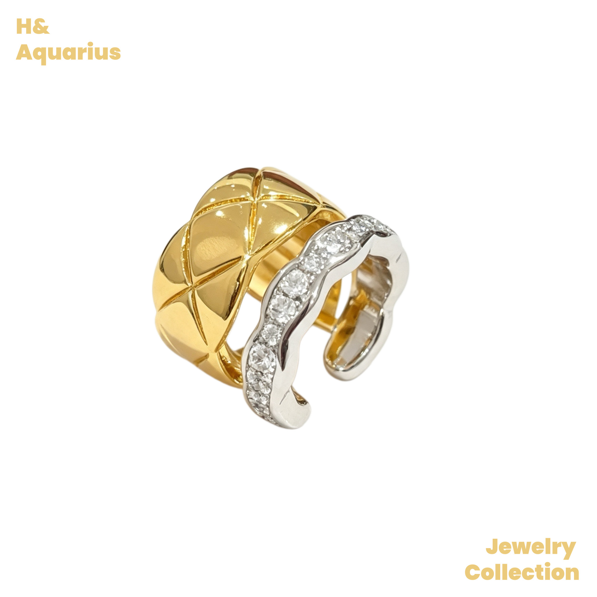 925 Silver & Zirconia Coco Ear Cuff - Minimalist Fashion Clip-On Earring for Non-Pierced Ears