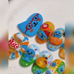 【Custom Order】Vintage Qoo Wearable Nails 🧃💧✨
