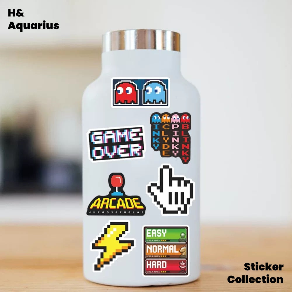 50 pcs Nintendo game switch elements nostalgic stickers luggage creative waterproof phone case travel suitcase stickers