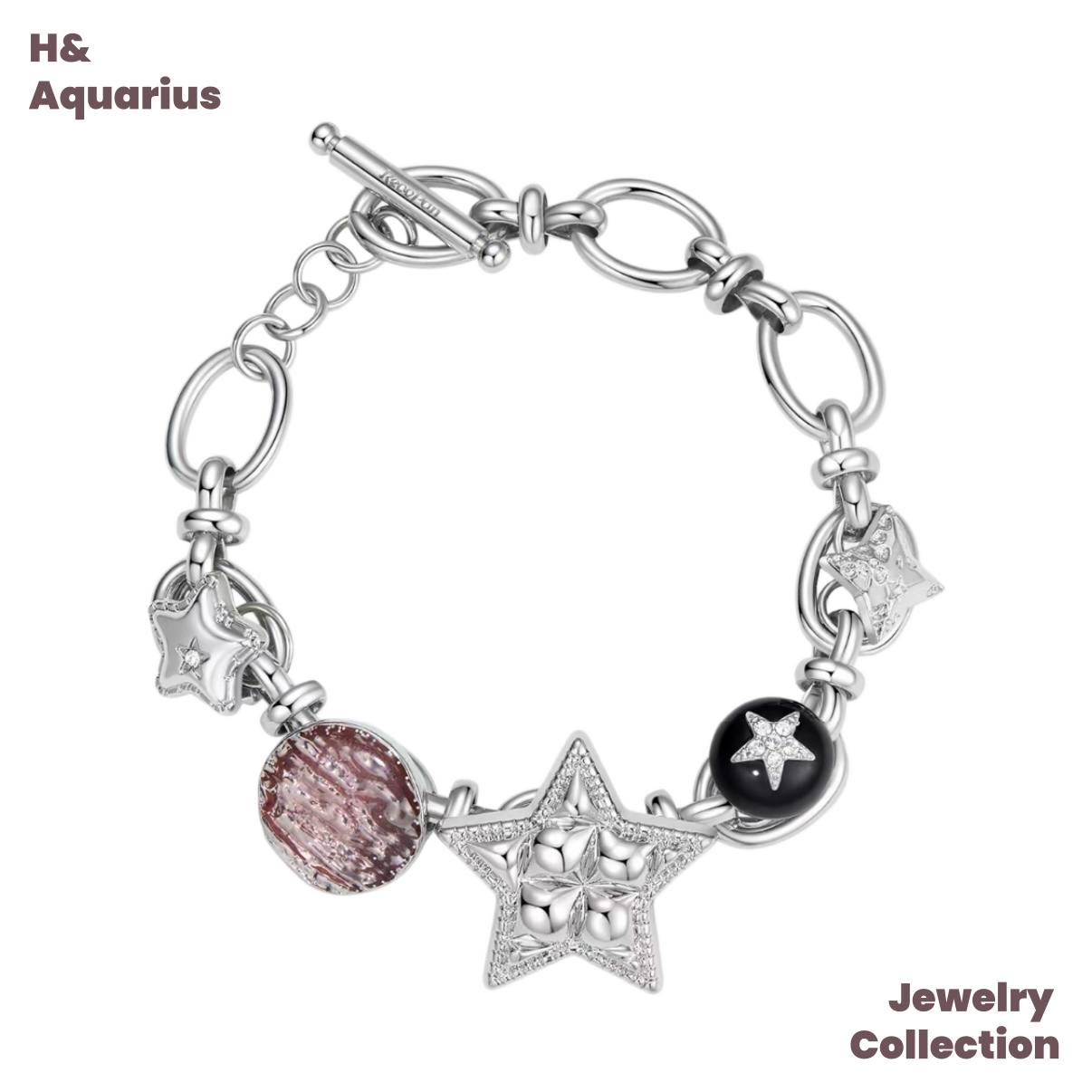 STAY MEDIOCRE Titanium Steel "Planet" Series Original Bracelet - Minimalist Unisex Chain