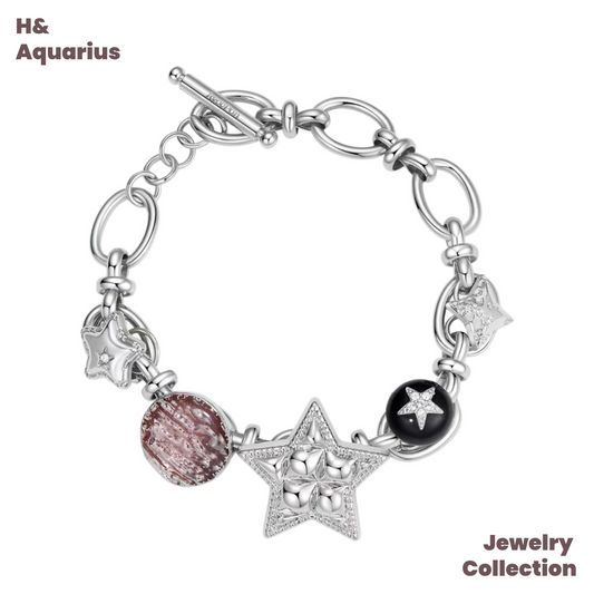 STAY MEDIOCRE Titanium Steel "Planet" Series Original Bracelet - Minimalist Unisex Chain