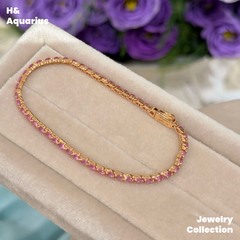 925 Silver & Zirconia Tennis Bracelet - Minimalist Luxury Everyday Chain for Women
