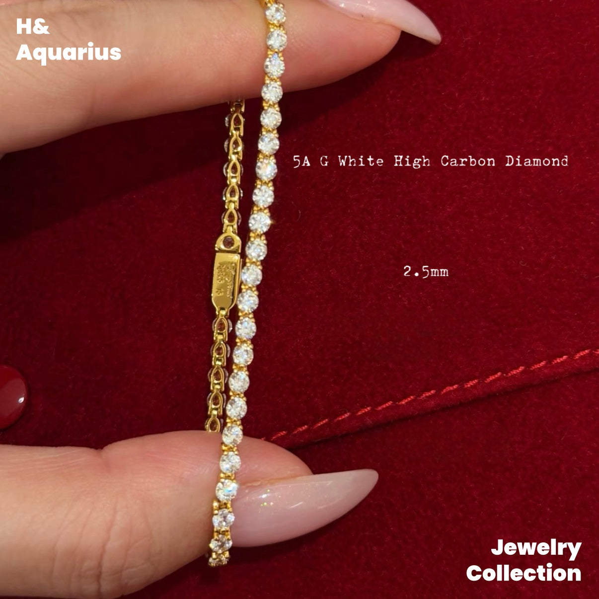 925 Silver & Zirconia Tennis Bracelet - Minimalist Luxury Everyday Chain for Women