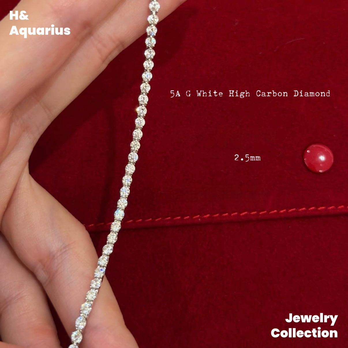 925 Silver & Zirconia Tennis Bracelet - Minimalist Luxury Everyday Chain for Women