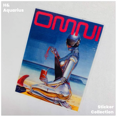 37pcs Cyberpunk Stickers - Sorayama Style Gynoid Decals for Journaling