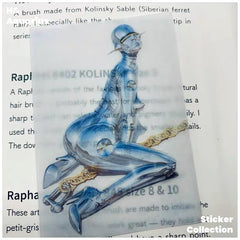 37pcs Cyberpunk Stickers - Sorayama Style Gynoid Decals for Journaling