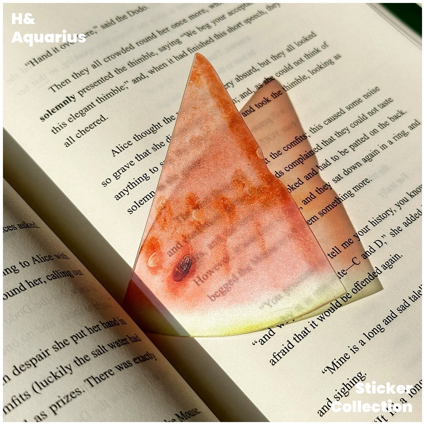 Grape Tomato Apple Acrylic Bookmark - Clear Cute¾«ÖÂ Student Gift Reading Page Marker