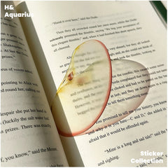 Grape Tomato Apple Acrylic Bookmark - Clear Cute¾«ÖÂ Student Gift Reading Page Marker