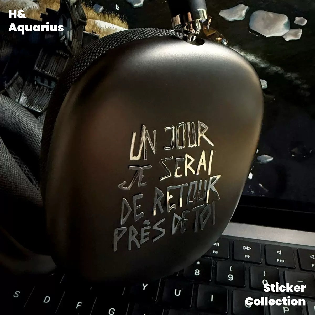 Disco Elysium 3D Hollow Metal Sticker - Laptop Phone Tablet Decal
