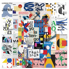 40pcs Bauhaus Avant-Garde Art Poster Stickers - Minimalist Decals for Phone Case Journal Waterproof
